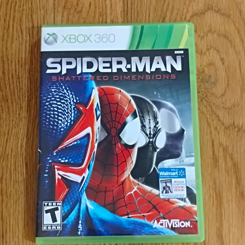 Spider-Man: Shattered Dimensions Xbox 360 NTSC-U/C T-Teen with Bonus Comic